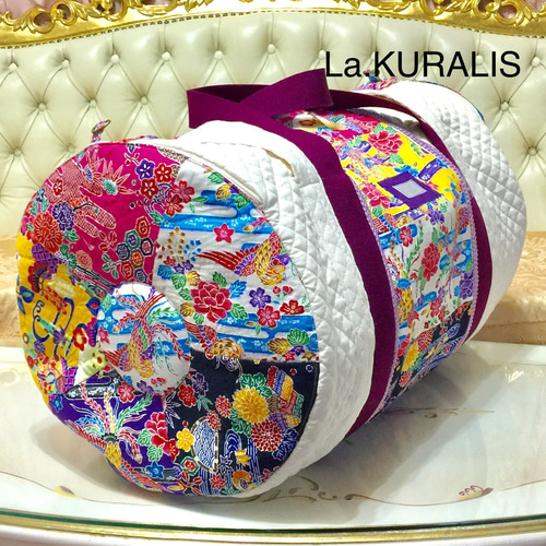 ご予約商品】沖縄紅型プリントの大太鼓カバー・エイサー/バッグ