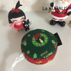 クリスマス刺しゅうのメジャー/サンタクロース/トナカイ/プレゼント/ギフト/ソーイング/クラリス/La.KURALIS 4枚目の画像