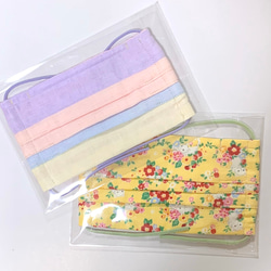 【ぼくねんさま♡専用商品】プリーツ入り/大人用/ガーゼ/ノーズワイヤー入/クラリス 2枚目の画像