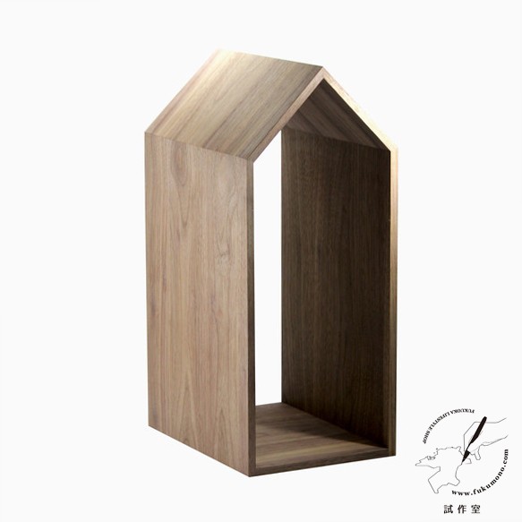 ブックハウス M / ウォールナットのブックエンド ブックハウス －－－－－－－－－－－－－－－－－－－－－－－－