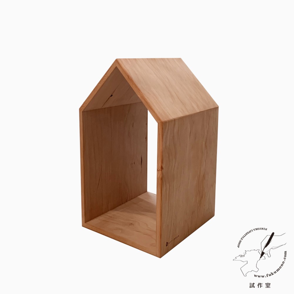 ブックハウス S / ブラックチェリーのブックエンド　受注生産