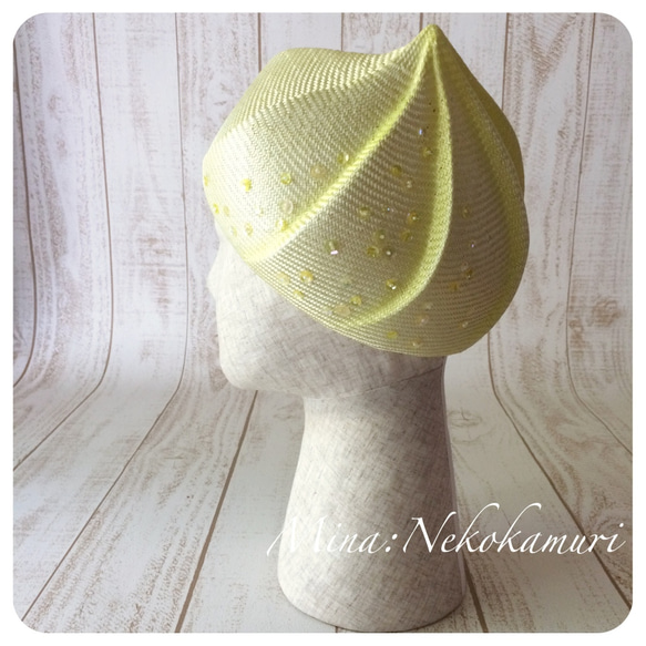 ホイップベレー帽ーレモンー 4枚目の画像
