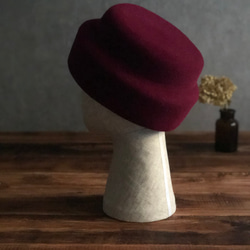 Switch beret/velour/raspberry 4枚目の画像