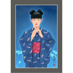 あの頃へ（美人画・A2サイズ） 妖艶（美人画・A2サイズ） 絵画 美しき艶めき 通販 3944565