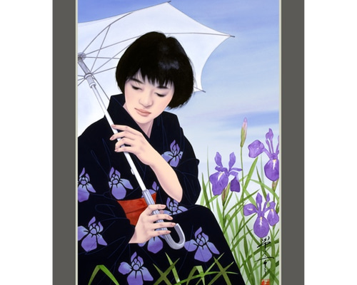 やらずの雨（美人画・A2サイズ） やらずの雨（美人画・A2サイズ）