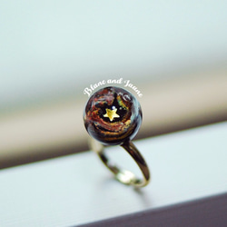 觸得到的星星, 原創宇宙戒指, Catch a Star, Galaxy ring, Space jewelry 第2張的照片