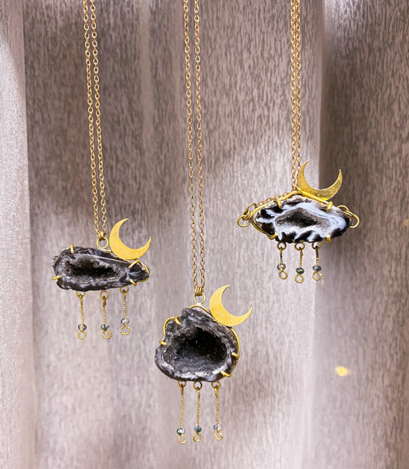 亮星球項鏈 Under the moonlight necklace #LUNALUNAisdreaming 第3張的照片