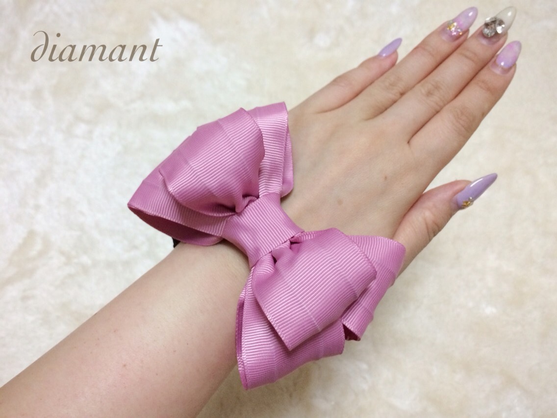 売れ筋がひ！ SALE！diamant ランバンオンブルー風ワイヤーリボンシュシュ トップス