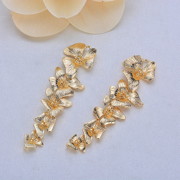 5個入】5連花 ジョイントパーツ チャーム TutuPiggyParts 通販