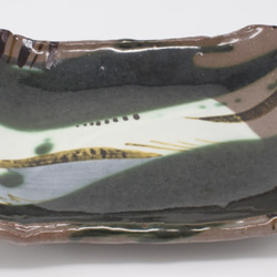 佐藤　洋子　作　たのしさや角大皿　(s53-05) 2枚目の画像