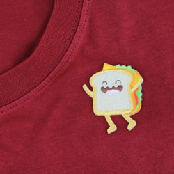 歡樂三明治自黏繡布貼-歡樂速食系列 第2張的照片