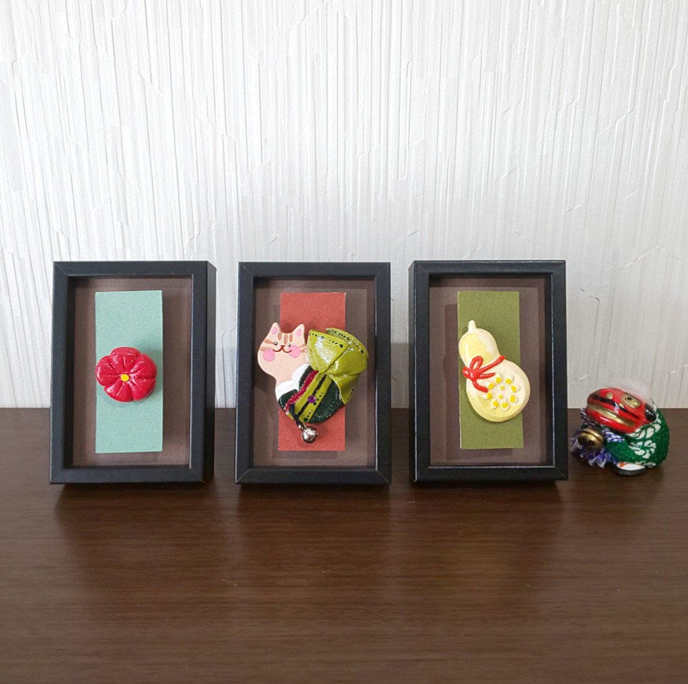 3点ｾｯﾄ 2Way 飾りにもなるブローチ！ ピンバッチ又は帯留めに変更可能。