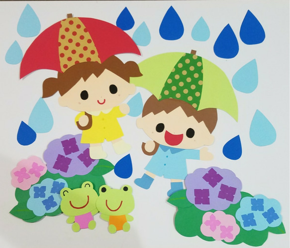 梅雨　壁面飾り 1枚目の画像