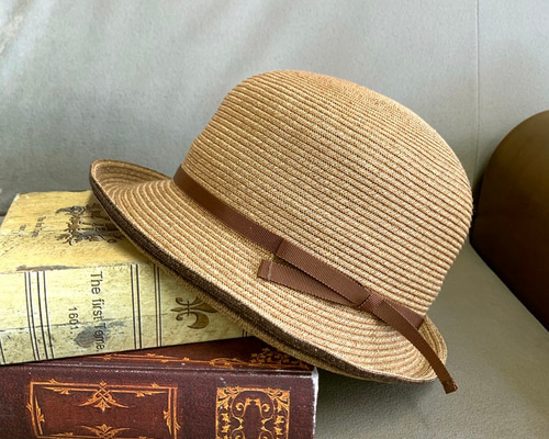 小ツバ ボーラーハット BROWN ハット JOYFUL TOKYO 通販 9831087