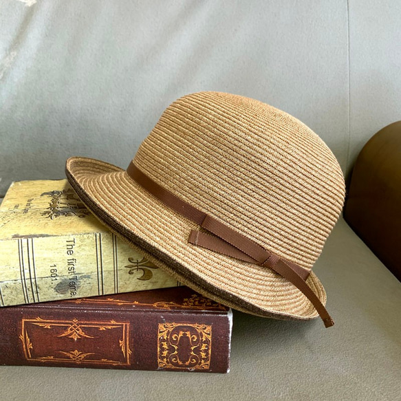 小ツバ ボーラーハット BROWN ハット JOYFUL TOKYO 通販 9831087