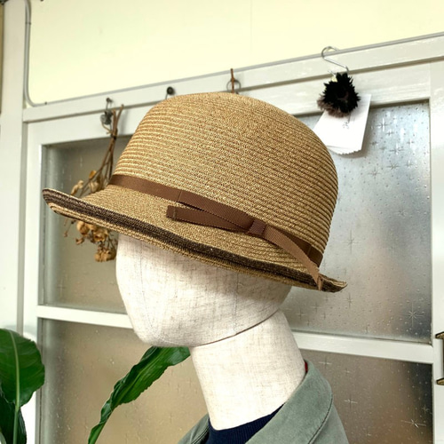 小ツバ ボーラーハット BROWN ハット JOYFUL TOKYO 通販 9831087