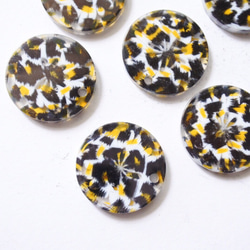 ［4pieces］Yellow leopard print 1枚目の画像