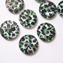 ［4pieces］ Green leopard print 1枚目の画像