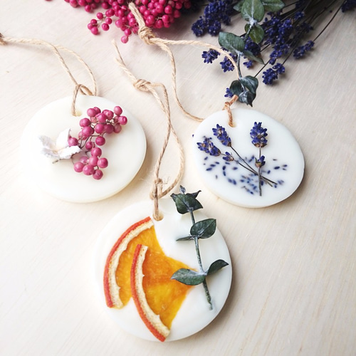 ◆ボタニカル アロマワックスバー②◆サシェ◆エッセンシャルオイル 2nd anniversary A♡オシャレなアロマサシェ《○○の香り