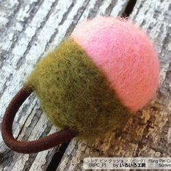 リング ピン クッション（ピンク）／Ring Pin Cushion (Pink)　品番RPC-P 2枚目の画像