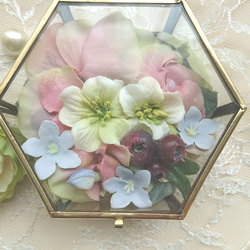 ナチュラルブーケ ナチュラルブーケL ピンクベージュホワイト ウェディング