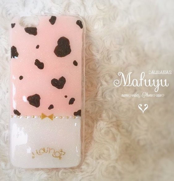 ダルメシアンWT ネームオーダースマホケース　iPhone17 Android 全機種対応　Xperia AQUOS