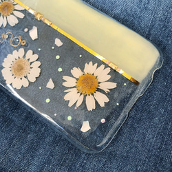 Snow Daisy ネームオーダー iPhone case 3枚目の画像