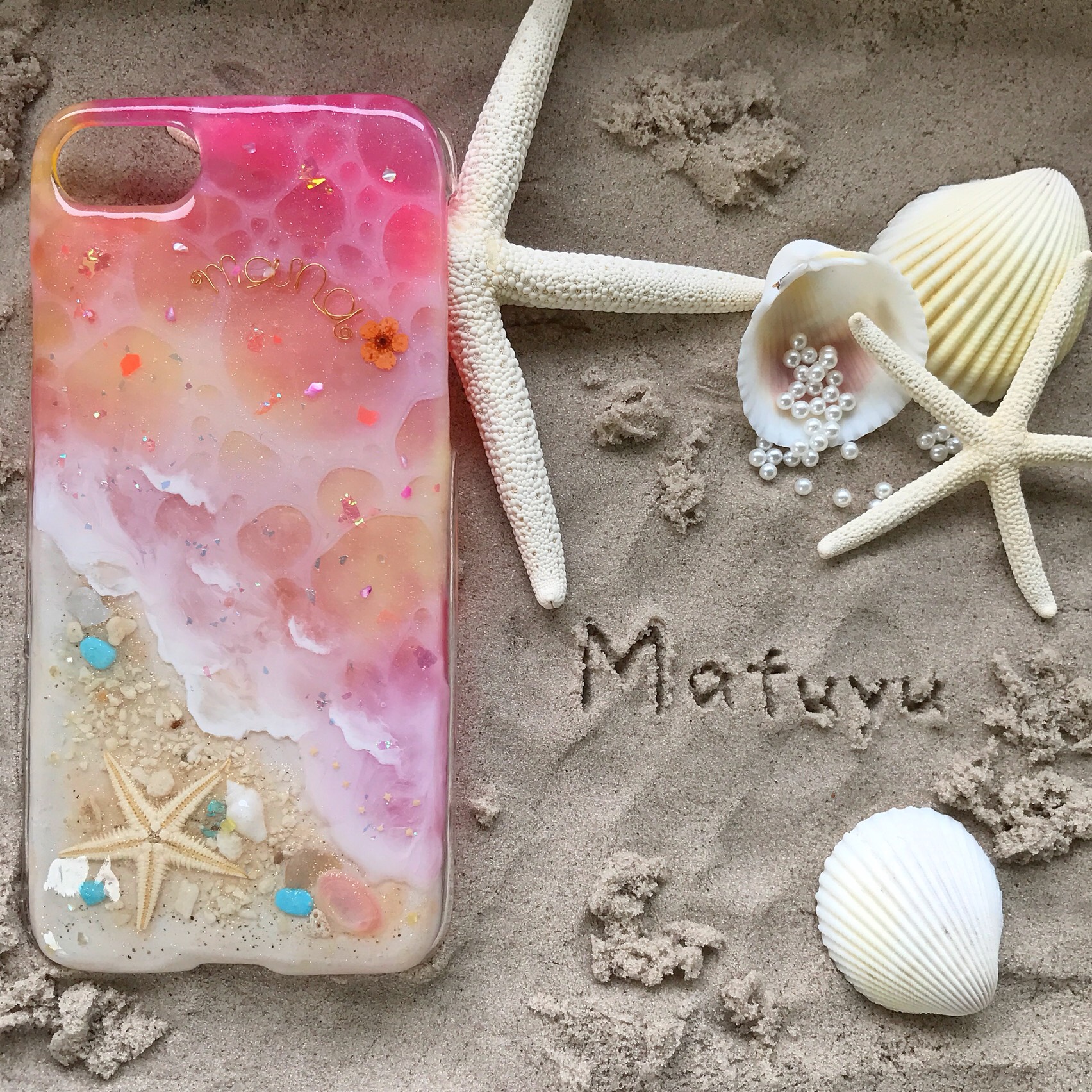 サンセット♦︎Private Beach♦︎ スマホケース　携帯カバー　iPhone17 Android 全機種対応