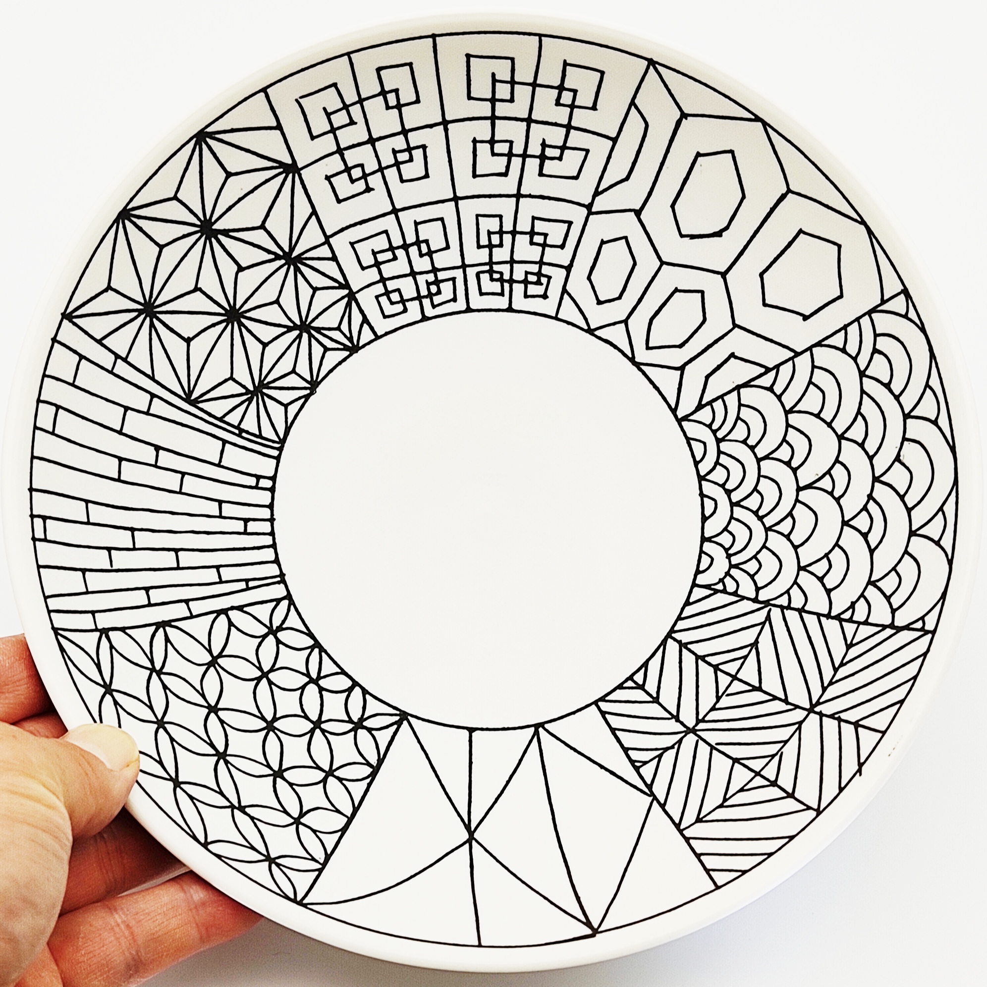 八式七寸鉢　松