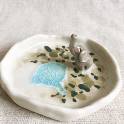 陶瓷飾物碟 - 小象 第3張的照片