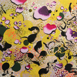 Daphne H.C. Shen 抽象 流動 點點 細胞 獨立制作 插畫 壓克力顏料創作 第1張的照片
