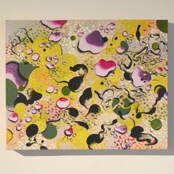 Daphne H.C. Shen 抽象 流動 點點 細胞 獨立制作 插畫 壓克力顏料創作 第2張的照片