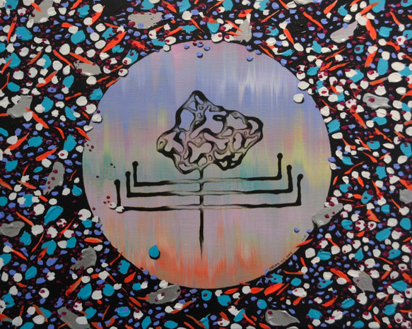 絵画　作品　手描き　原画 手描き絵✴︎コラージュ原画#25 jori jori jori その他アート