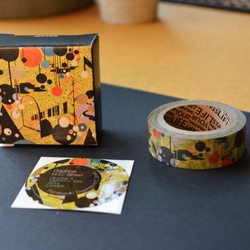 ダフネHCシェンロンドン章4  - 手描きの紙テープピアノは幾何学的なコントラスト黄色の紙バブルスペースノート 1枚目の画像