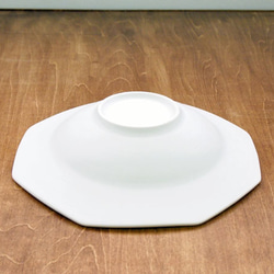 白磁八方鉢 2枚目の画像