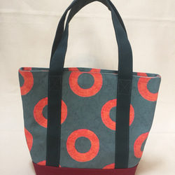 sakana tote bag < S > DONUTS 帆布トートバッグ 3枚目の画像