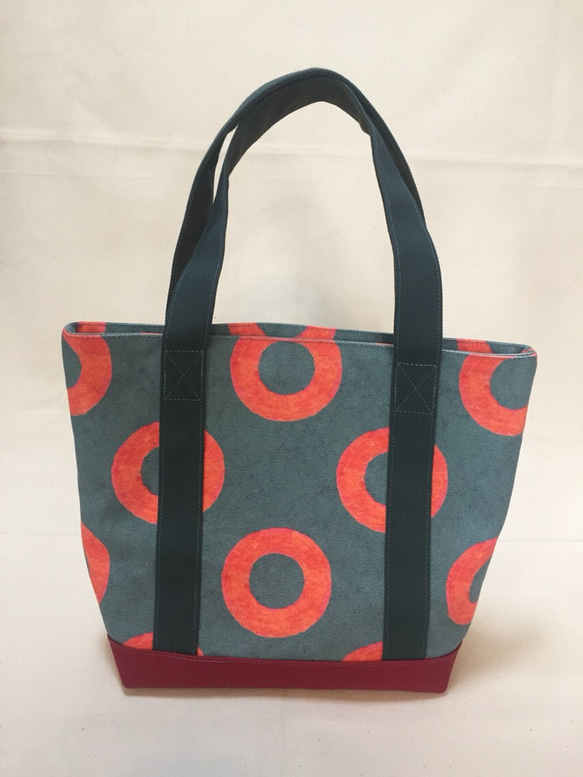 sakana tote bag < S > DONUTS 帆布トートバッグ 3枚目の画像