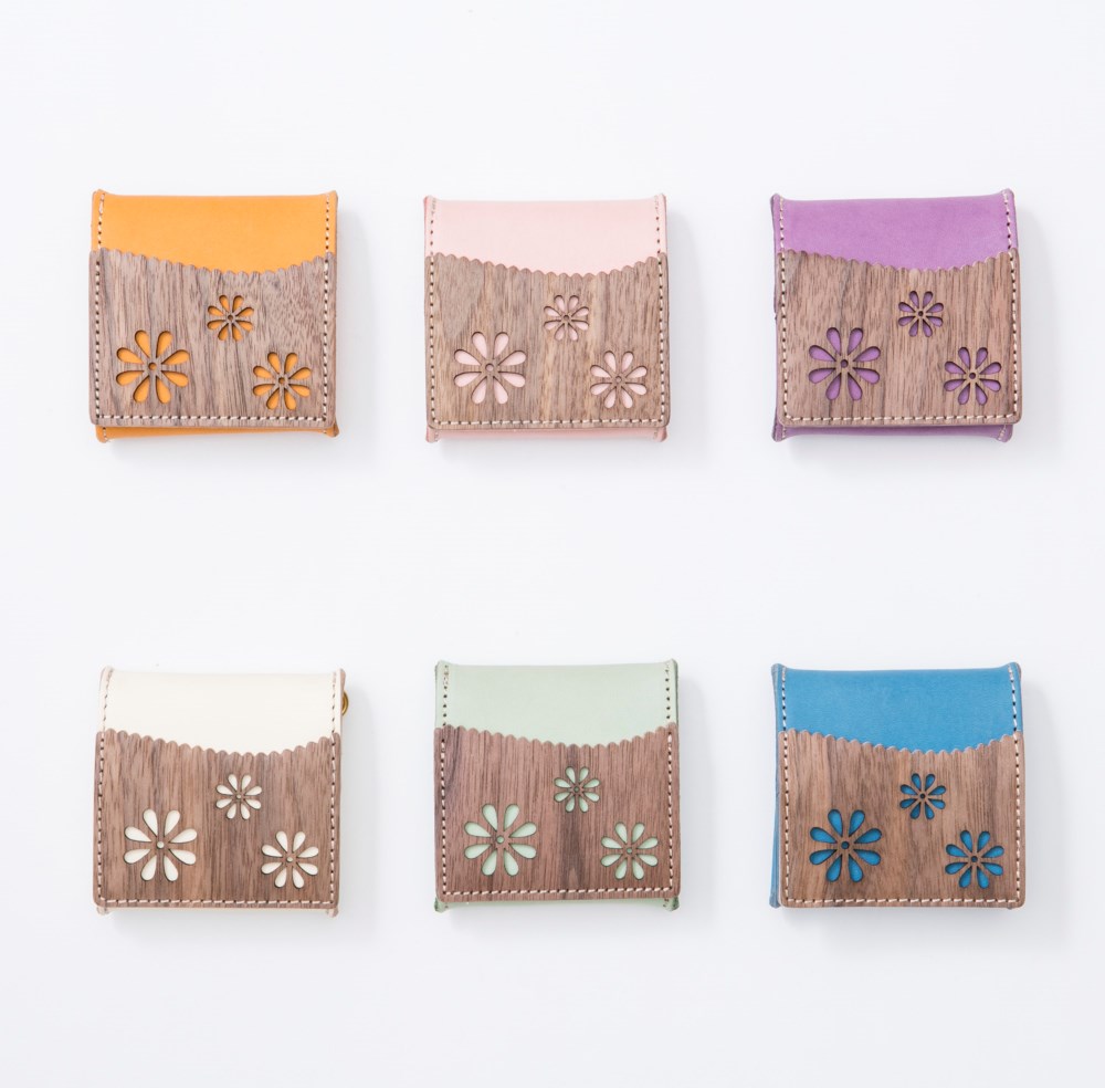 【FLEUR】コインケース　ブルー