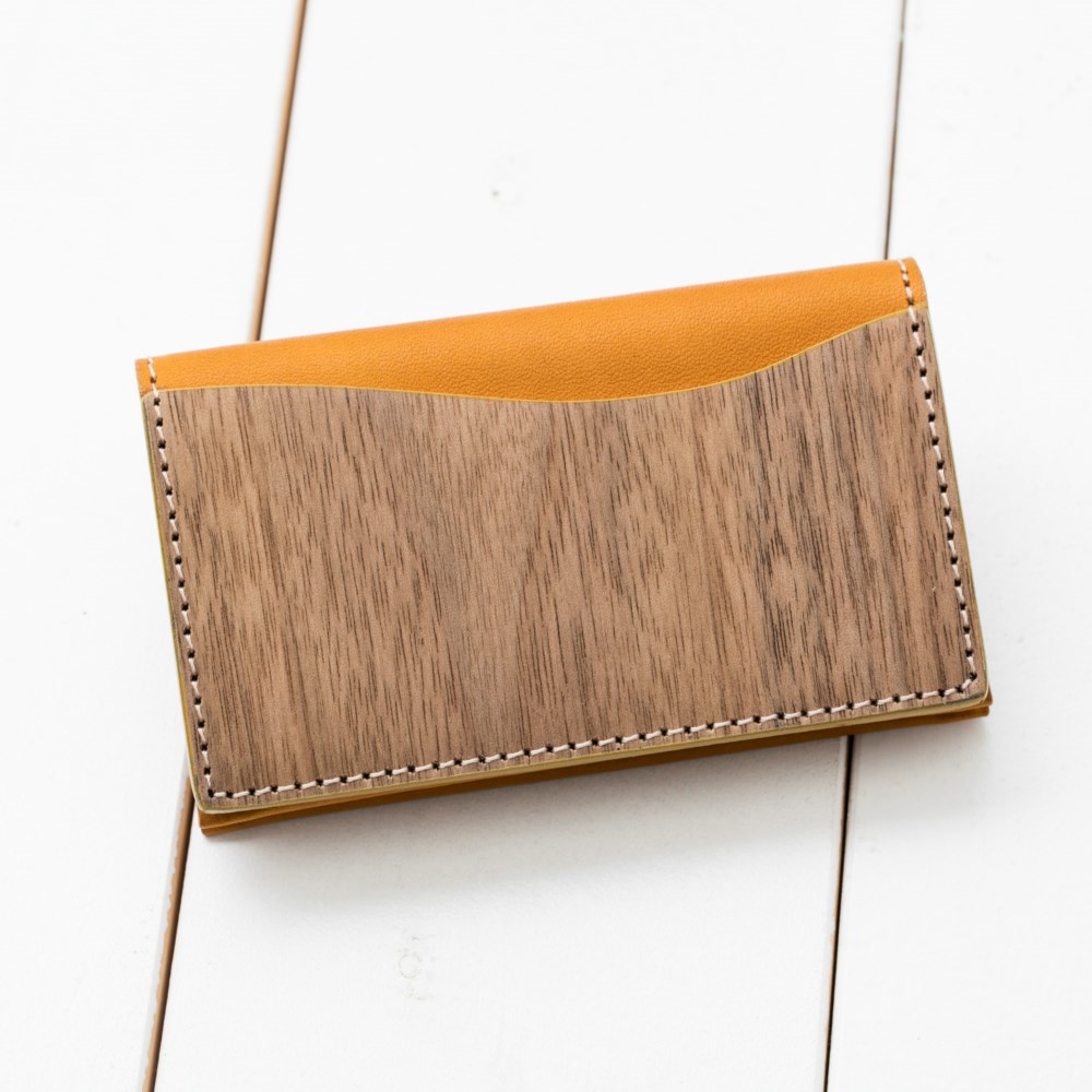 【RW】カードケース　マスタード　[名入れ可]