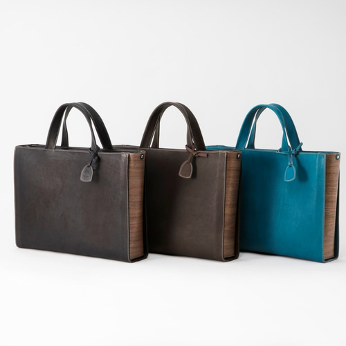 REAL WOOD ラヴォーロ トートバッグ ブラック トートバッグ