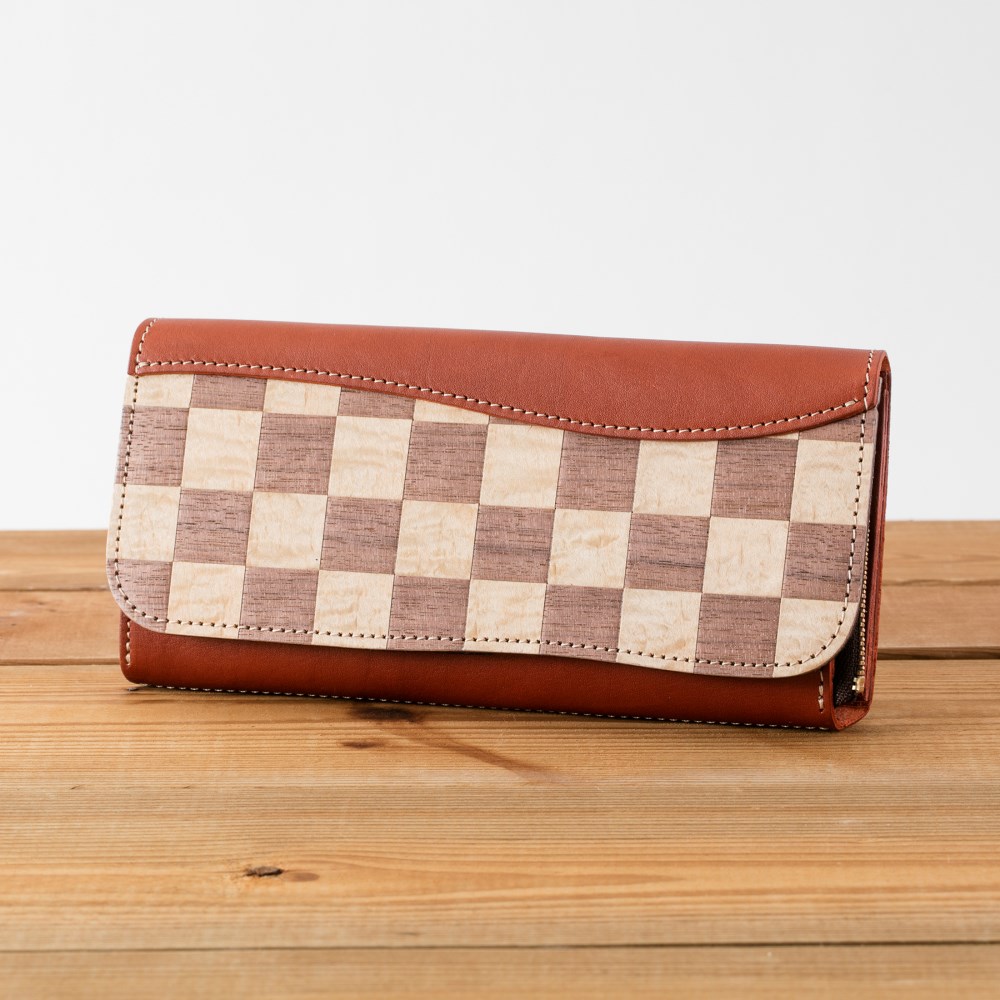 【ICHI】ロングウォレット　レンガ 21,038円