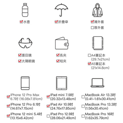 復古公事包 可二用後背 側背包 第7張的照片