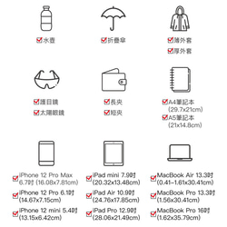 簡約中間拼皮 手提肩背包 第7張的照片