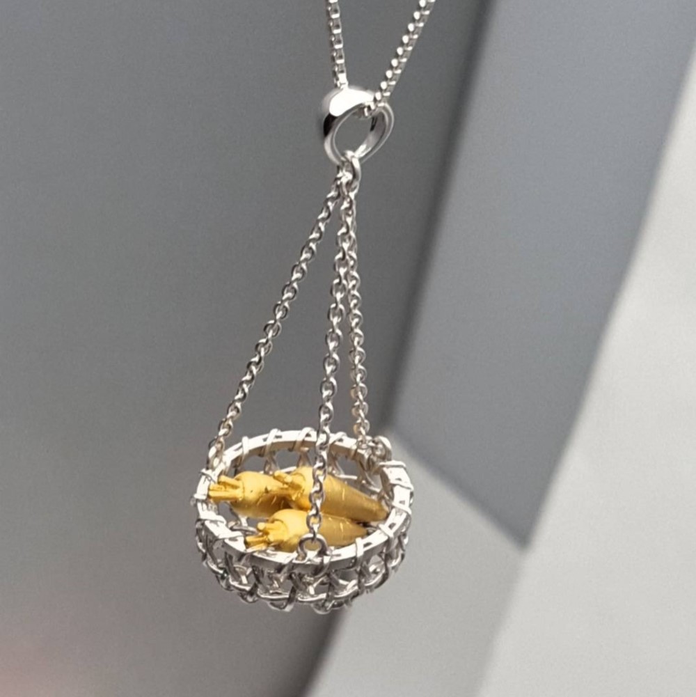 ジュエリー0.925スターリングシルバーのネックレスが墜落した[HS]幸せな収穫Hongsheng