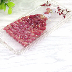 iPhoneX iPhone8/7/6S/5/SE/Plus 押し花 ケース 多機種対応 スマホケース 3枚目の画像