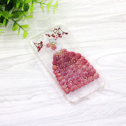 iPhoneX iPhone8/7/6S/5/SE/Plus 押し花 ケース 多機種対応 スマホケース 5枚目の画像