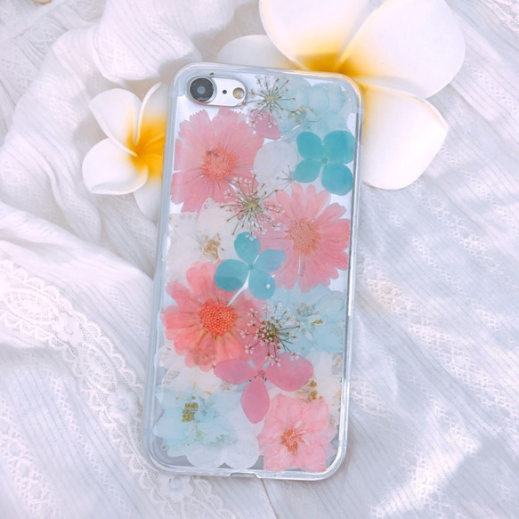 sample iPhone5/5S 押し花ケース