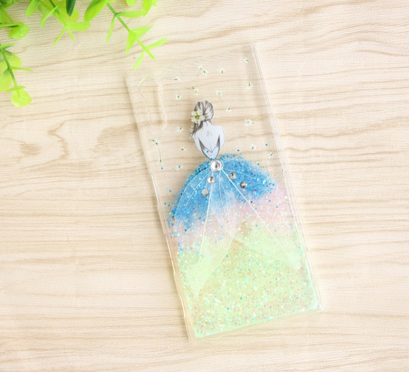 iPhoneX iPhone8/7/6S/5/SE/Plus 押し花 ケース 多機種対応 スマホケース 1枚目の画像