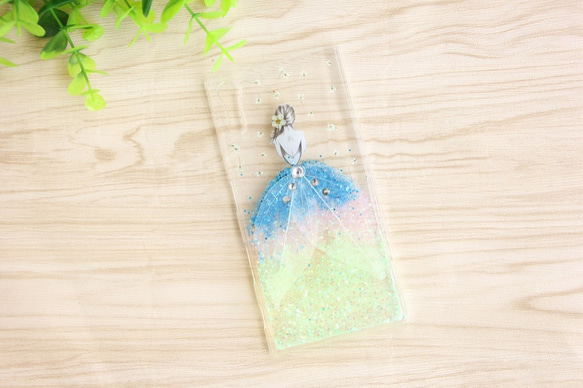 iPhoneX iPhone8/7/6S/5/SE/Plus 押し花 ケース 多機種対応 スマホケース 2枚目の画像