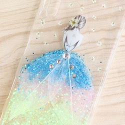 iPhoneX iPhone8/7/6S/5/SE/Plus 押し花 ケース 多機種対応 スマホケース 5枚目の画像